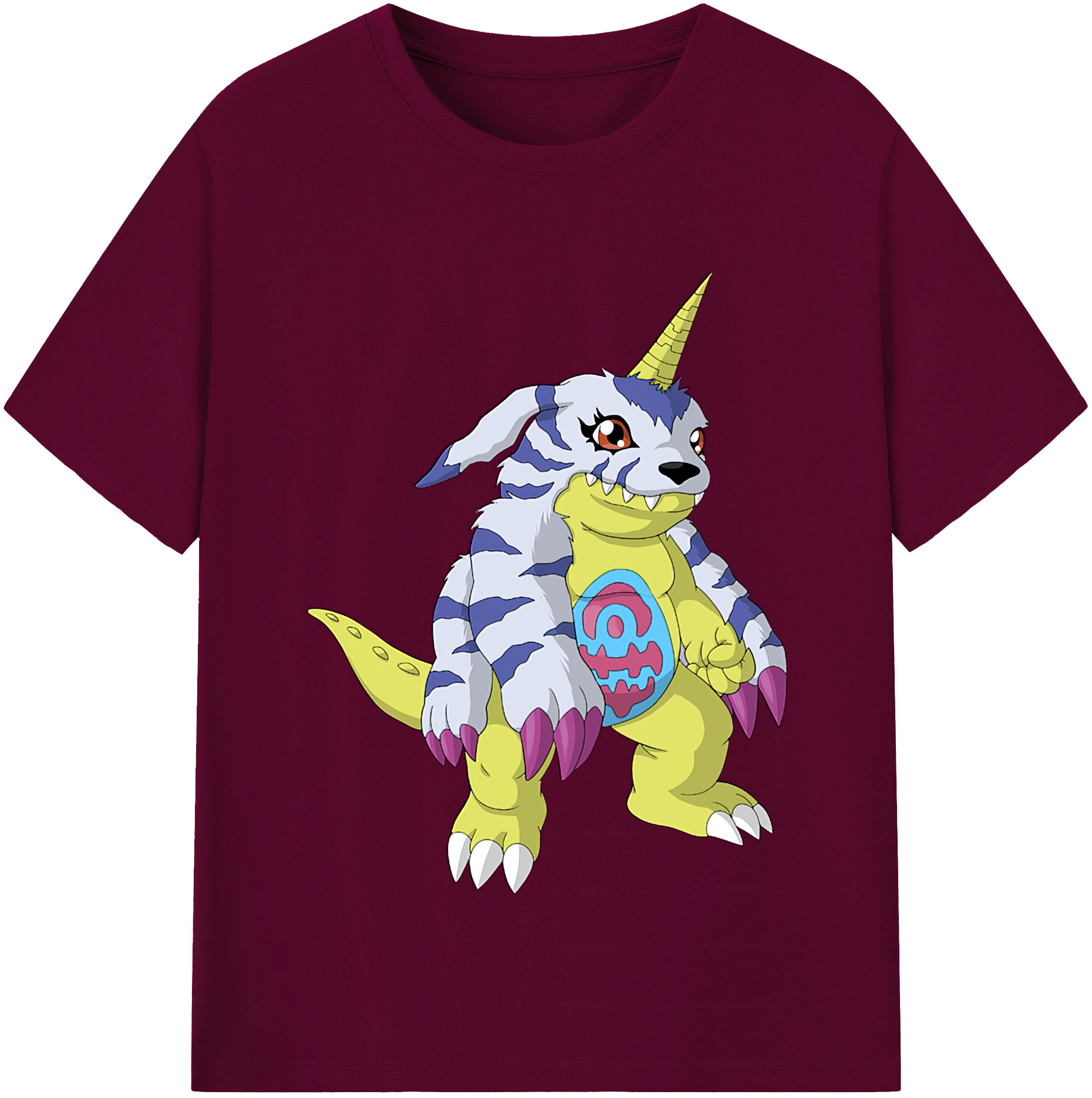 （画像用） Digimon デジタルモンスター/デジモン レディースカジュアルプリントTシャツ（綿100％）
